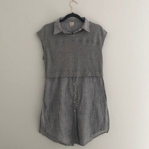 Anthro mix media top